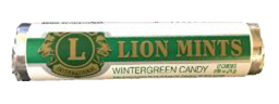 Lion Mint Rolls - Wintergreen Box